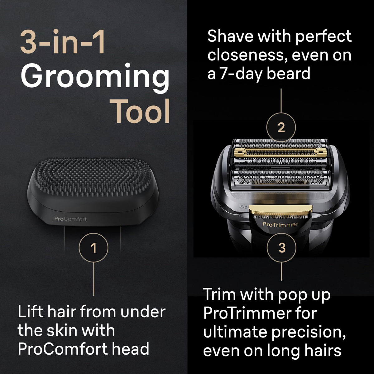 Electric Shaver with 5 Pro Shave Elements S4258