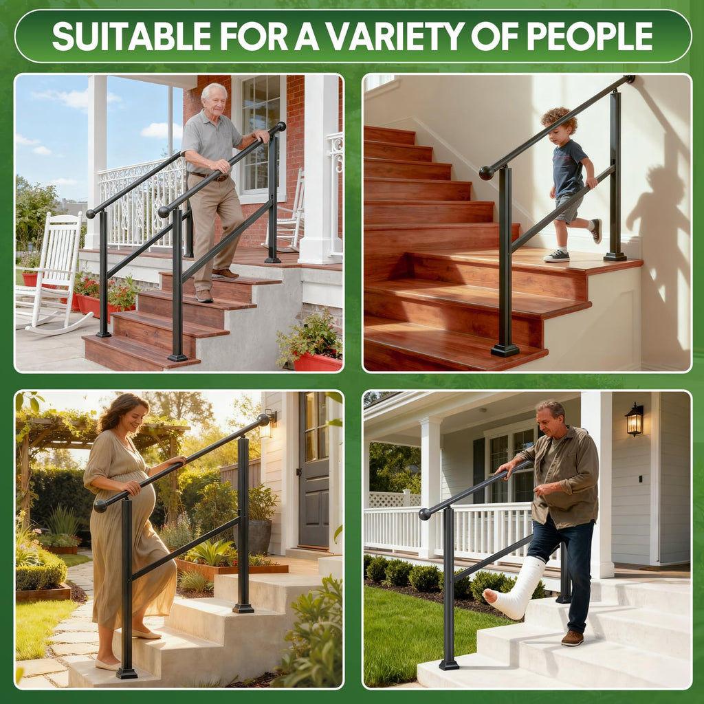 Adjustable Outdoor Stair Railing Y555