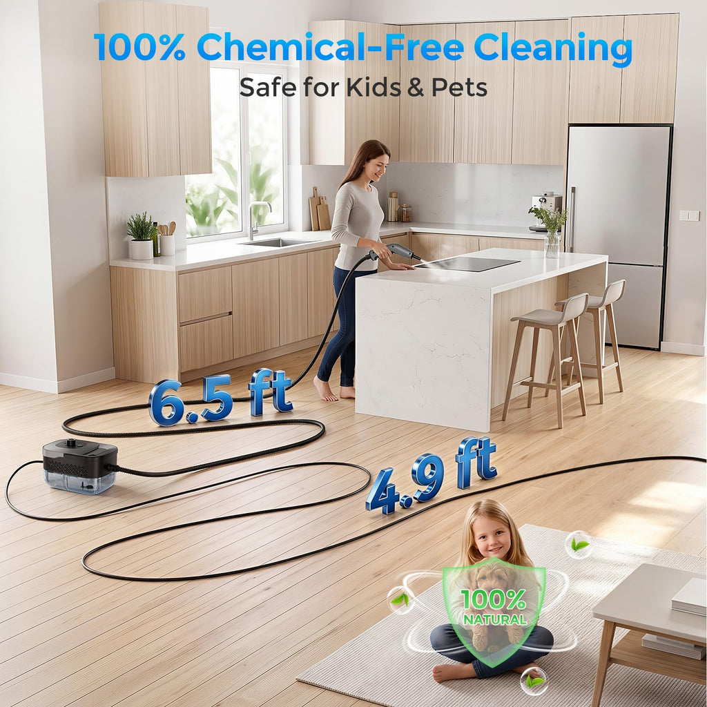 Portable 1800W Handheld Steam Cleaner H722