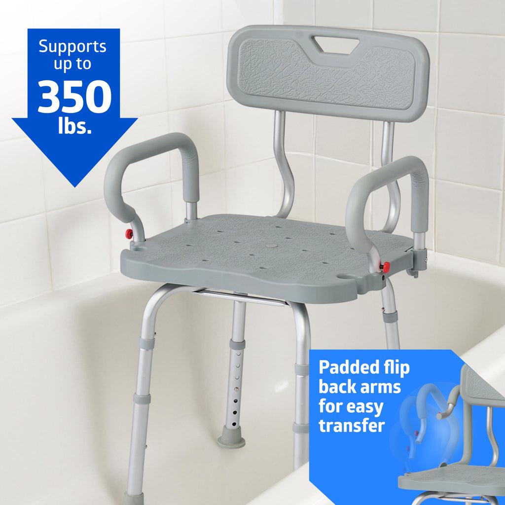 Swivel Bath Chair with Backrest T591