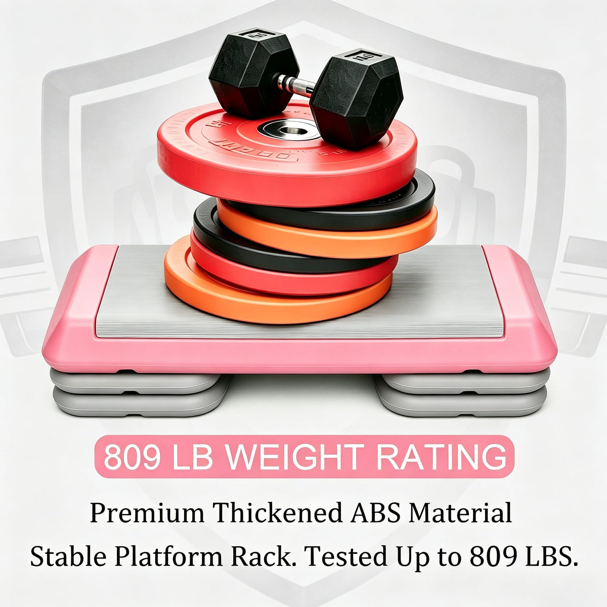 Height Adjustable Aerobic Step Platform Y587598