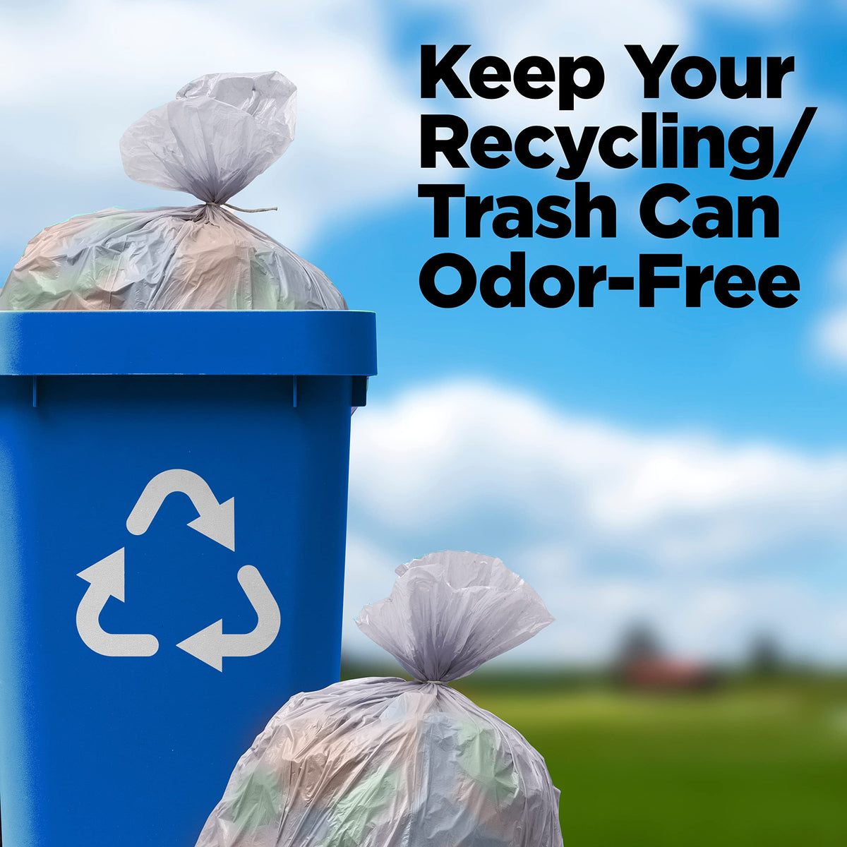 42 Gallon Clear Trash Bags 50 Count 3 Mil Q585193