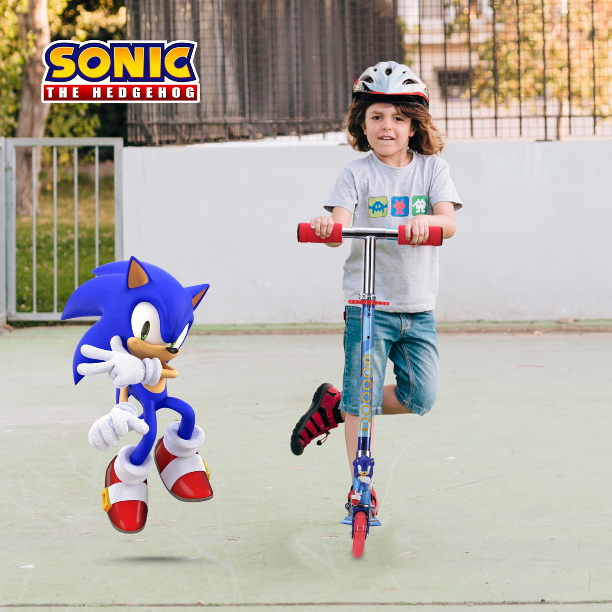 2 Wheel Foldable Kids Kick Scooter with LED Wheels I694356