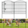 10 Panel No Dig Garden Fence with Gate Q51551