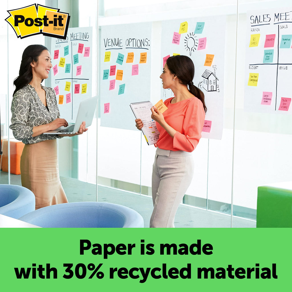 White Recycled Paper Easel Pad 25 in x 30 in 6 Pads/Pack Z56210