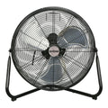High Velocity Metal Orbital Floor Fan, 3 Speeds, Black, 20in R8577