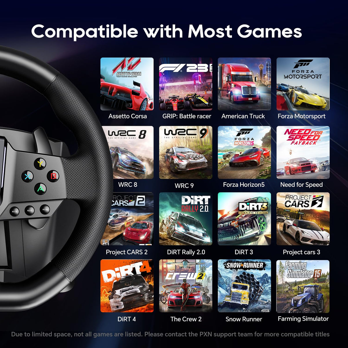 Gaming Steering Wheel T4454