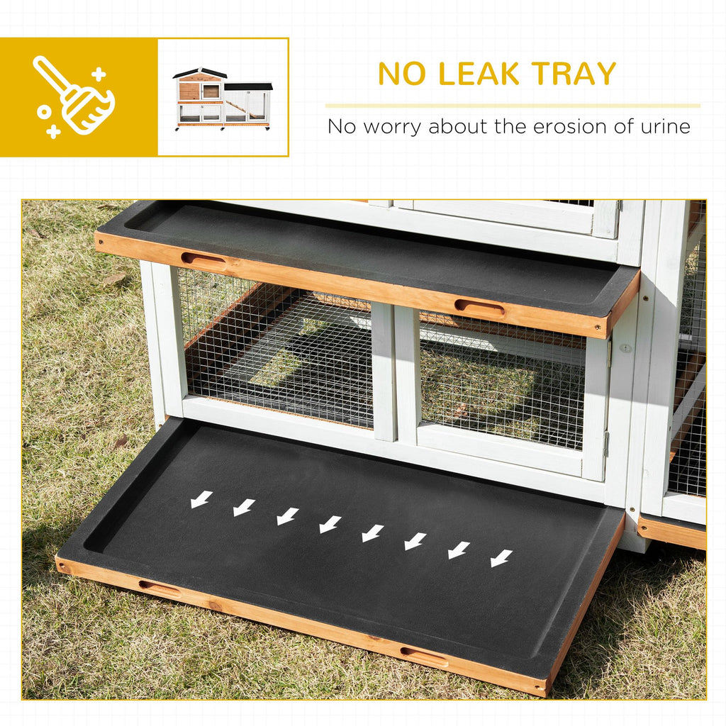 62" Rabbit Hutch with Wheels R157141