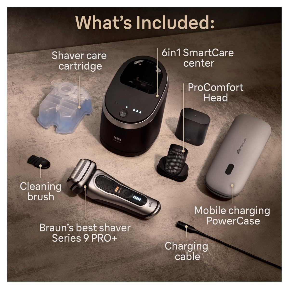 Electric Shaver with 5 Pro Shave Elements S4258