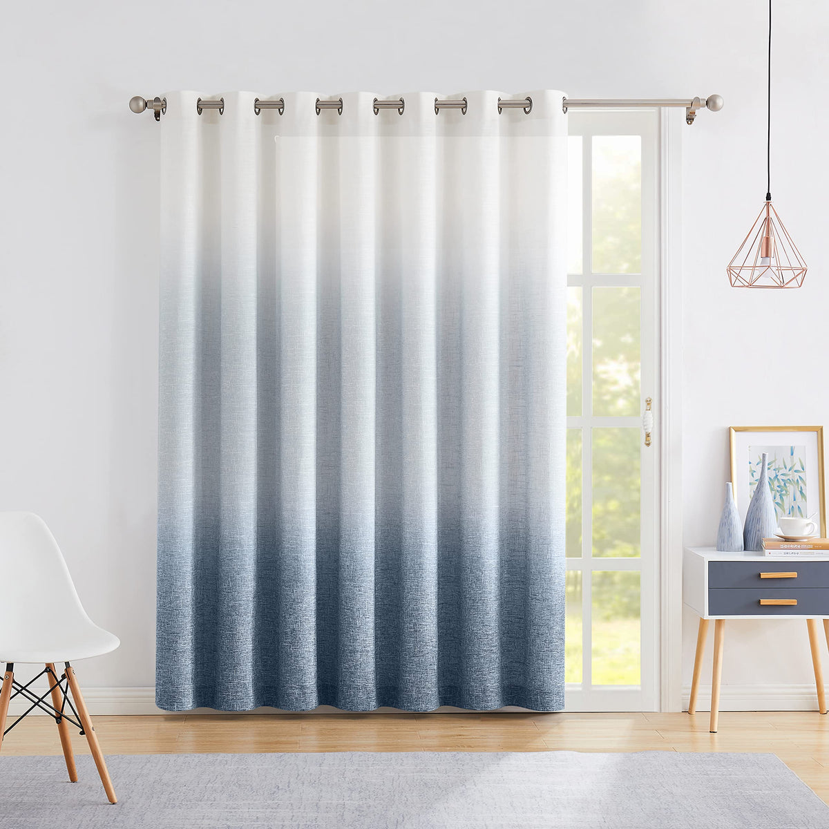 Ombre Grommet Curtain 100"x84" M8099