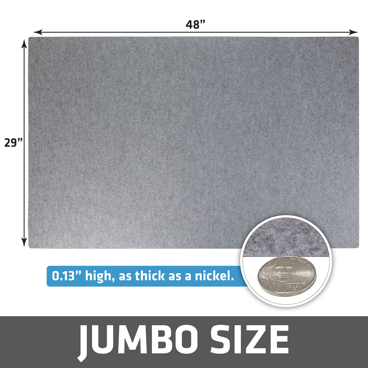 Waterproof Non-Slip Washable Dog Crate Mat Liner 29"x48" F9573